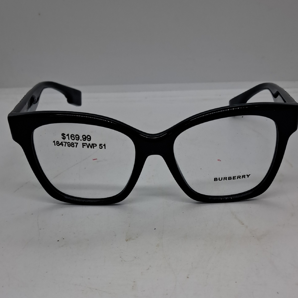 NWT RX-ABLE BURBERRY BLACK EYEGLASS FRAMES B2363 - Picture 1 of 8